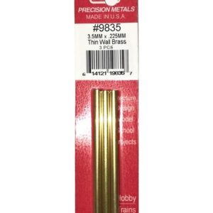 Thın Wall Brass Tubes-3.5Mm Odx.225Mm Wallx30, K&S 9835