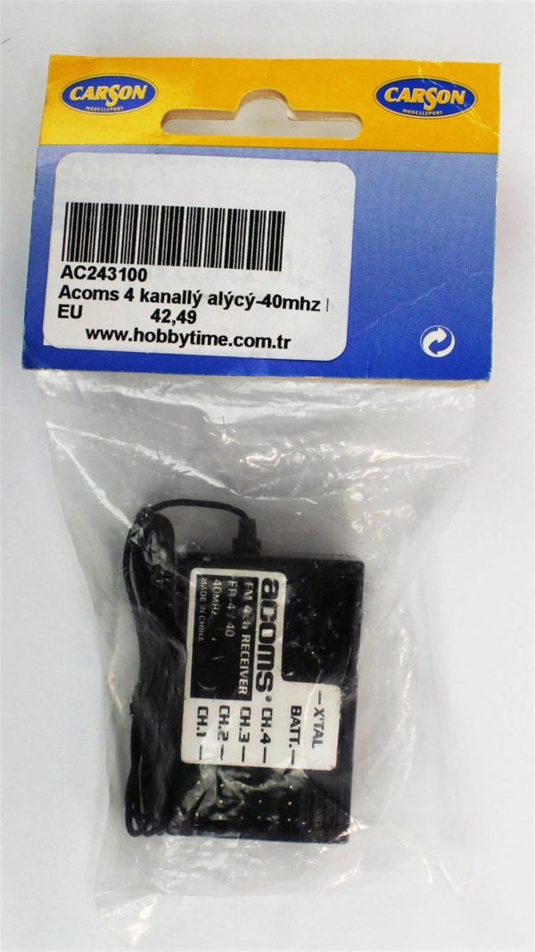 243100 Acoms 4 Kanallı Alıcı-40Mhz Fm