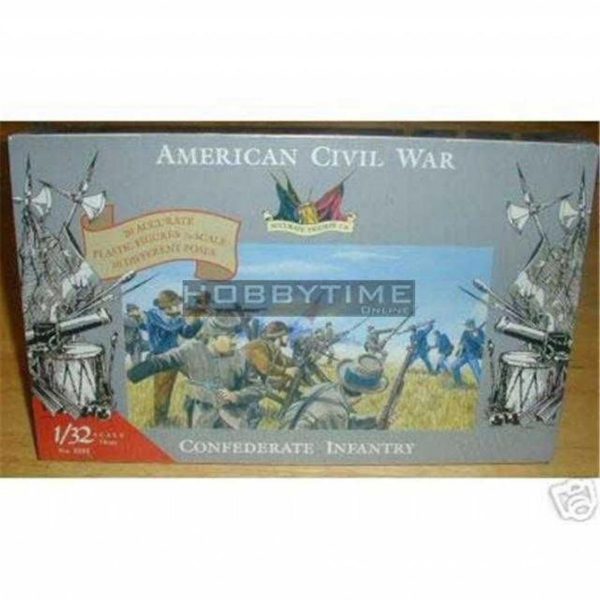 1/32 Civil War, Conf Infantry