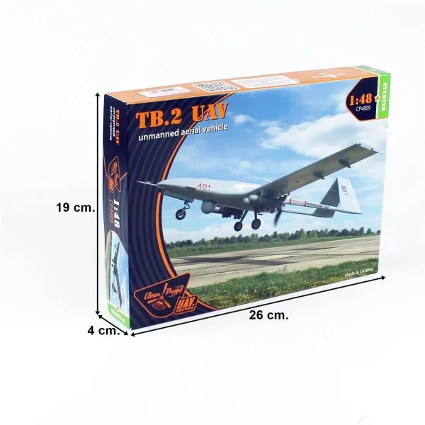 1/48 TB.2 Silahlı İnsansız Hava Aracı Maketi, Clear Prop Models 4809 - Görsel 4