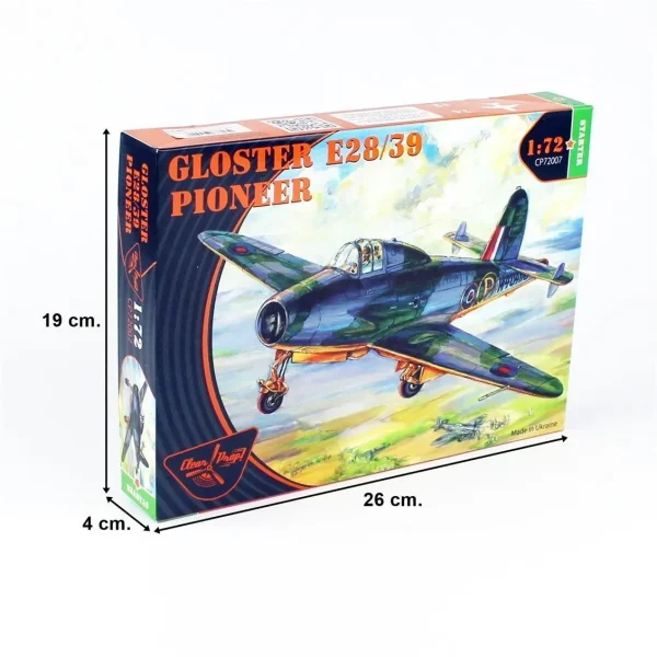 1/72 Gloster E28-39 Öncü Taarruz Jeti Plastik model Kiti, Clear Prop Models 72007 - Görsel 4