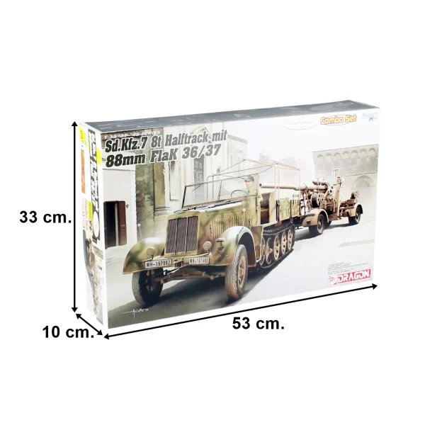 1/35 Sd.Kfz.7 8 Ton Yarı Paletli Kamyon (Geç Dönem) ve 8 - Görsel 3