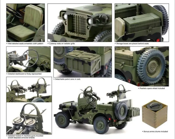 1/6 SAS Raider 4x4 Cip (Northwest European Theatre 1944), Dragon 75042 - Görsel 2