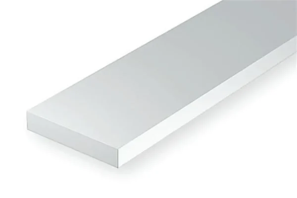 0 25*1 50*355 Mm Köşeli Çubuk-10 Adet -Beyaz, Evergreen 103 - Görsel 2