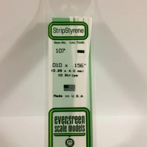 0 25*4 00*355 Mm Köşeli Çubuk-10 Adet -Beyaz, Evergreen 107