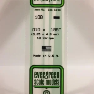 0 25*4 80*355 Mm Köşeli Çubuk-10 Adet -Beyaz, Evergreen 108