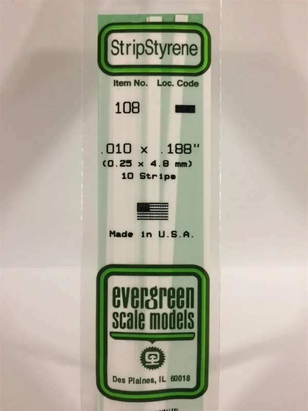 0 25*4 80*355 Mm Köşeli Çubuk-10 Adet -Beyaz, Evergreen 108