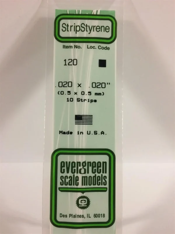0 50*0 50*355 Mm Köşeli Çubuk-10 Adet -Beyaz, Evergreen 120