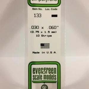 0 75*1 50*355 Mm Köşeli Çubuk-10 Adet -Beyaz, Evergreen 133