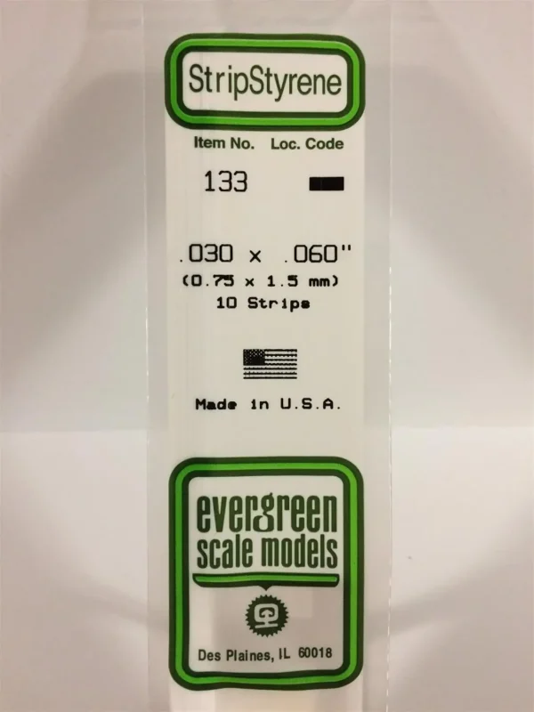 0 75*1 50*355 Mm Köşeli Çubuk-10 Adet -Beyaz, Evergreen 133