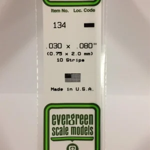0 75*2 00*355 Mm Köşeli Çubuk-10 Adet -Beyaz, Evergreen 134