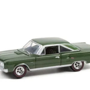 1/64 1967 Dodge Coronet R/T Hemi (Muscle Series 25) Koyu Yeşil Diecast Araba, Greenlight 13300A