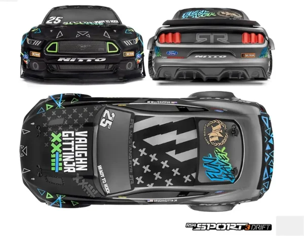 115984 HPI 1/10 RS4 Sport3 Drift RTR Ford Mustang - Görsel 6