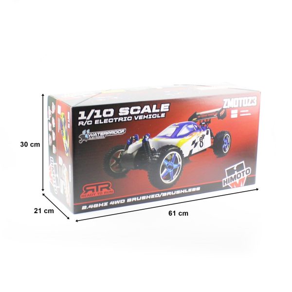 Nascada Kumandalı Fırçalı Motorlu On Road Rc Araba 1/10 4 Çeker, Himoto 5101 - Görsel 5