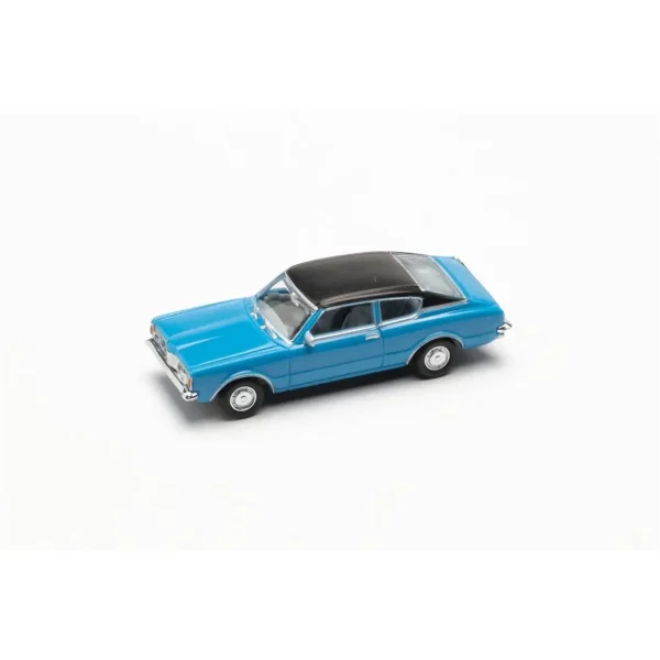1/87 Ford Taunus Coupe Sky Blue Küçük Araba Modeli, Herpa 023399-002 - Görsel 3