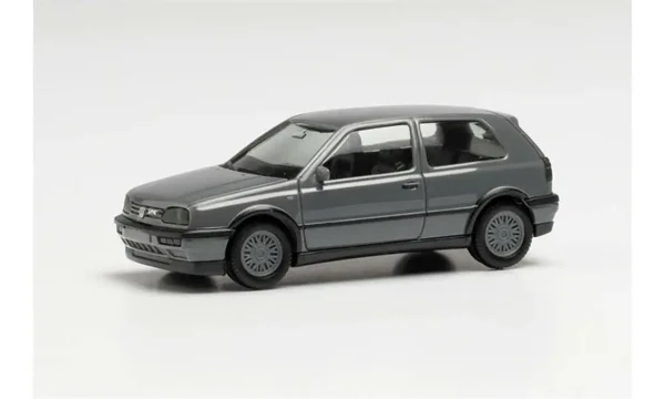 1/87 VW Golf III VR6 Gri Küçük Araba Modeli, Herpa 024075-002