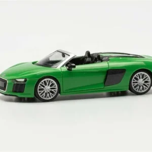 1/87 Audi R8 V10 Spyder Yeşil Küçük Araba Modeli, Herpa 028691-002