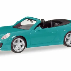 1/87 Porsche 911 C2 Cabrio Miami Mavisi Küçük Araba Modeli, Herpa 028844-002