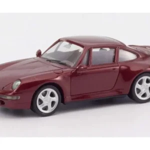 1/87 Porsche 911 Turbo Arenaro Kırmızısı Küçük Araba Modeli, Herpa 031899-002