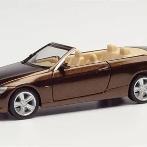 1/87 BMW 3er Cabrio Kahve Küçük Araba Modeli, Herpa 033763-002