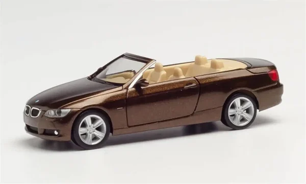 1/87 BMW 3er Cabrio Kahve Küçük Araba Modeli, Herpa 033763-002