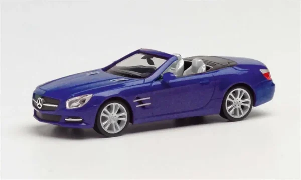 1/87 MB SL-Klasse Mavi Küçük Araba Modeli, Herpa 034838-002