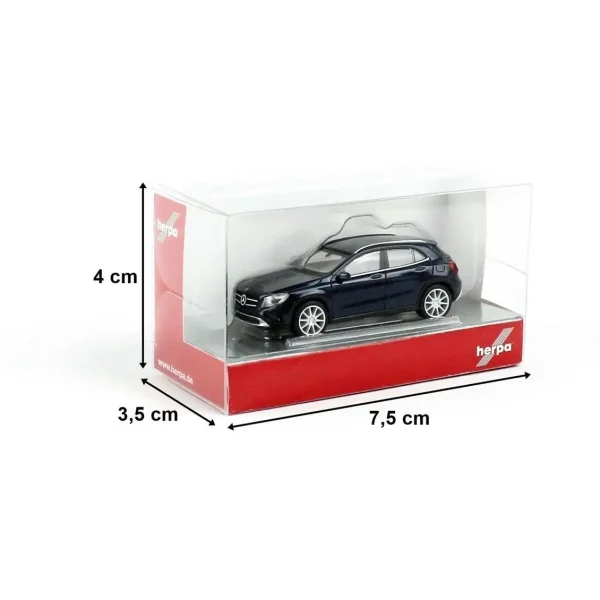 1/87 MB GLA Klasse Lacivert Küçük Araba Modeli, Herpa 038317-003 - Görsel 2