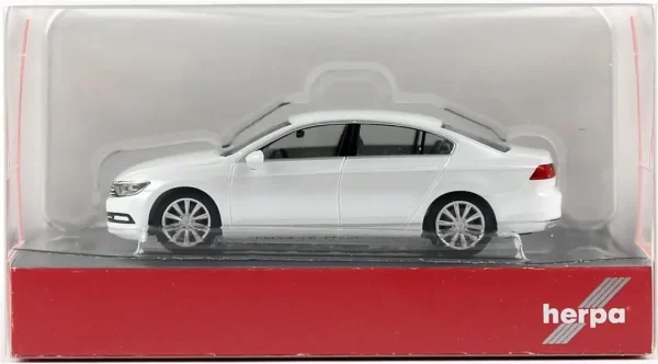 1/87 VW Passat Lim. Metalik Beyaz Küçük Araba Modeli, Herpa 038416-002