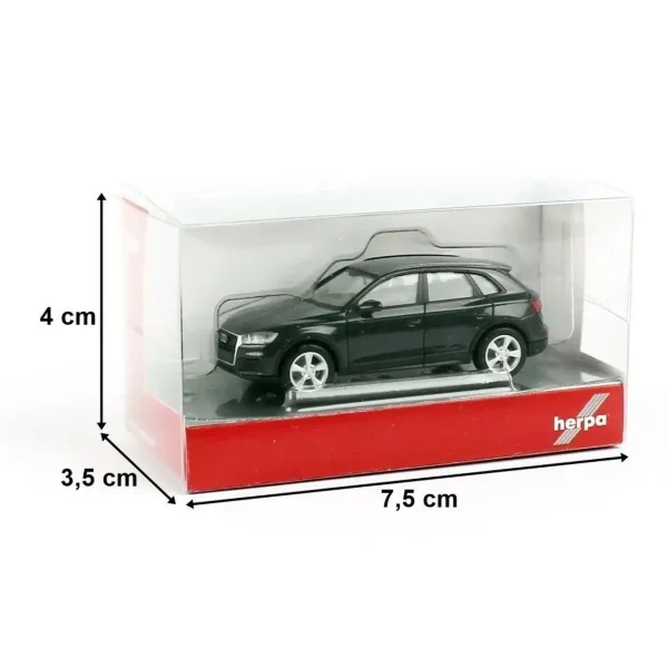 1/87 Audi Q5 Gri Küçük Araba Modeli, Herpa 038621-003 - Görsel 2