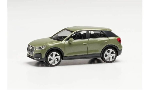 1/87 Audi Q2 Yeşil Küçük Araba Modeli, Herpa 038676-004