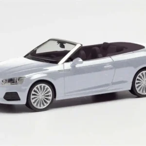 1/87 Audi A5 Cabrio Metalik Gümüş Küçük Araba Modeli, Herpa 038768-002