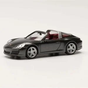 1/87 Porsche 911 Targa 4 Gri Küçük Araba Modeli, Herpa 038867-002