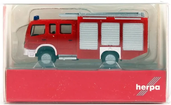 1/87 MB Atego 10 HLF 20 İtfaiye Küçük Araba Modeli, Herpa 66716 - Görsel 2