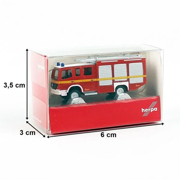 1/87 MB Atego HLF 20 İtfaiye Küçük Araba Modeli, Herpa 66747 - Görsel 3