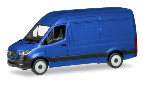 1/87 MB Sprinter 18 m3 Van Lacivert Küçük Araba Modeli, Herpa 093811