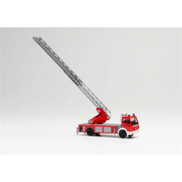 1/87 Mercedes-Benz SK 88 Döner Merdivenli İtfaiye Aracı Küçük Araba Modeli, Herpa 094108 - Görsel 2