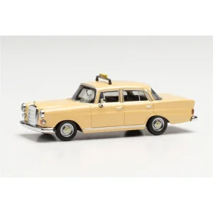 1/87 Mercedes-Benz 200 (W110) Taksi Küçük Araba Modeli, Herpa 095693