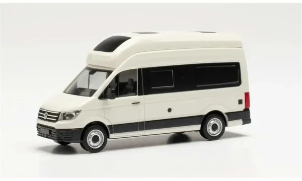 1/87 VW Crafter Minibüs Beyaz Küçük Araba Modeli, Herpa 096294