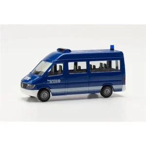 1/87 Mercedes-Benz Sprinter 1996 Minibüs HD (THW) Küçük Araba Modeli, Herpa 097062