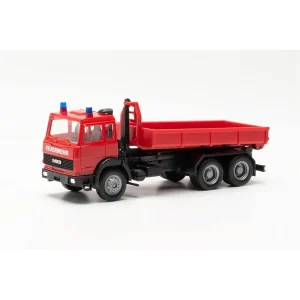 1/87 Magirus Damperli İtfaiye Kamyonu Küçük Araba Modeli, Herpa 097178