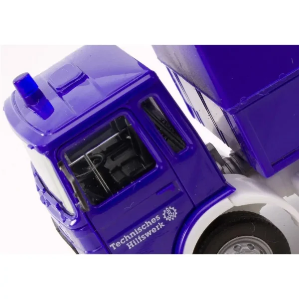 1/87 MAN F8 Planen-LKW (THW) Kamyon Küçük Araba Modeli, Herpa 310925 - Görsel 3