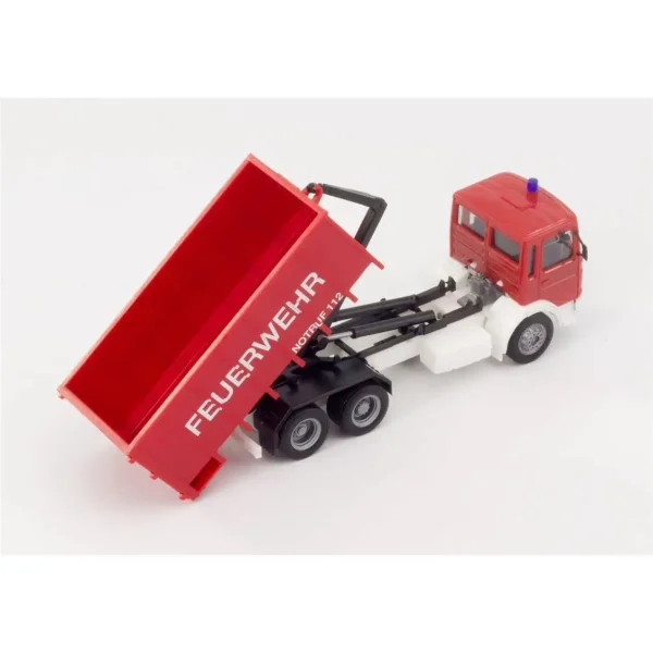 1/87 MAN F8 İtfaiye Konteyner Kamyonu Küçük Araba Modeli, Herpa 310963 - Görsel 2