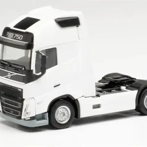 1/87 Volvo FH16 GI XL2020 Çekici Beyaz Küçük Araba Modeli, Herpa 313346