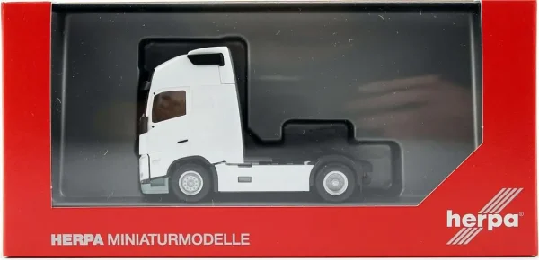 1/87 Volvo FH16 GI XL2020 Çekici Beyaz Küçük Araba Modeli, Herpa 313346 - Görsel 2