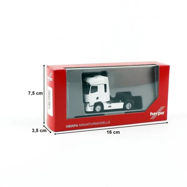 1/87 Renault T Facelift Çekici Beyaz Küçük Araba Modeli, Herpa 315081 - Görsel 3