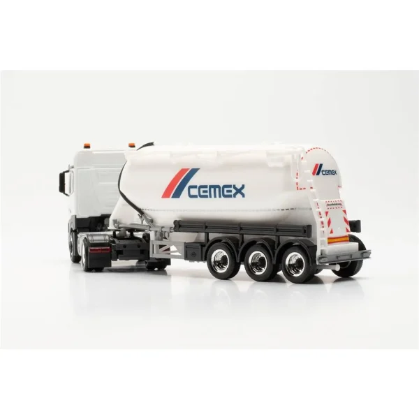 1/87 Mercedes-Benz Actros Çimento Silo Dorseli TIR (Cemex) Küçük Araba Modeli, Herpa 315975 - Görsel 4