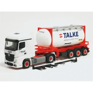 1/87 Mercedes-Benz Actros Tanker Konteynerli TIR (Talke) Küçük Araba Modeli, Herpa 316002