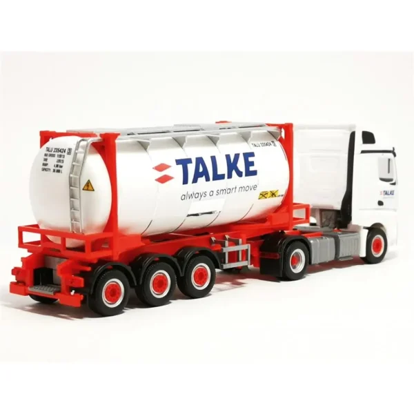 1/87 Mercedes-Benz Actros Tanker Konteynerli TIR (Talke) Küçük Araba Modeli, Herpa 316002 - Görsel 2