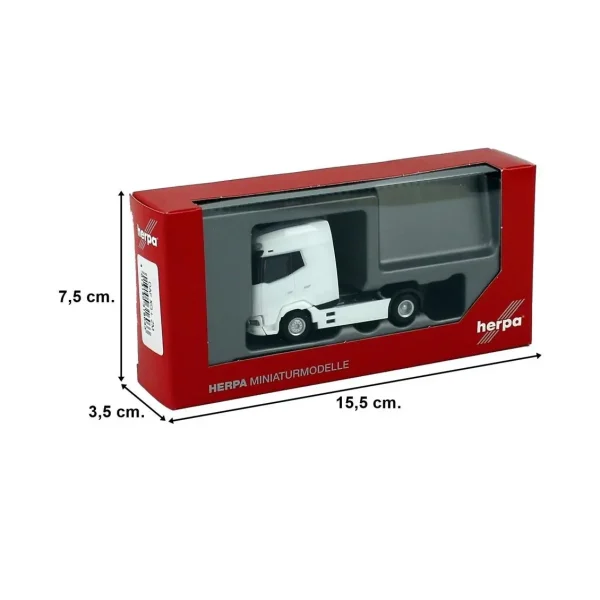 1/87 DAF XG Çekici Beyaz Küçük Araba Modeli, Herpa 316033 - Görsel 2
