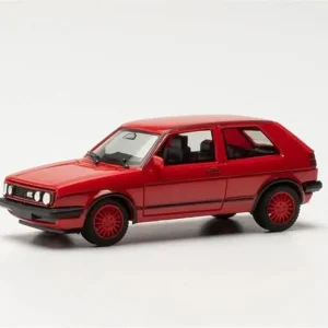 1/87 VW Golf II GTI Kırmızı Küçük Araba Modeli, Herpa 420846-002